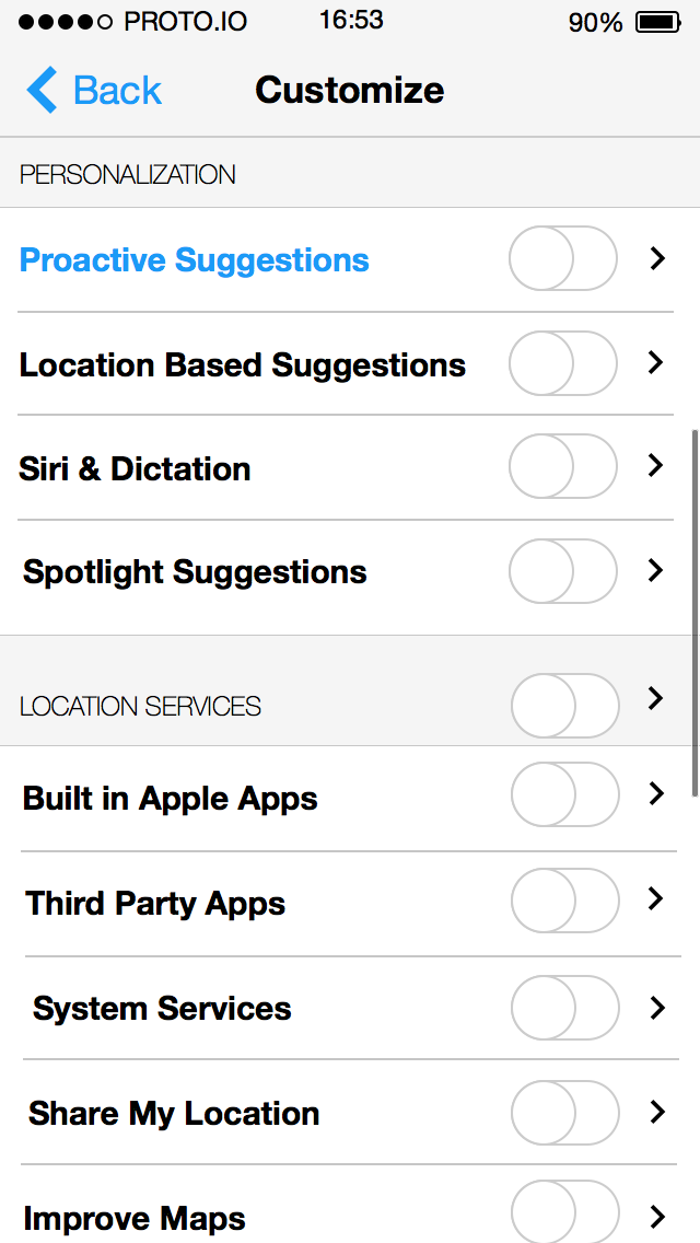 Customize -  middle 1